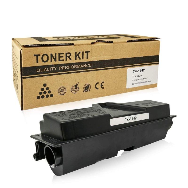 VICTORSTAR Compatible Toner Cartridges TK1142 TK-1142 for Kyocera MITA FS-1035MFP, FS-1135MFP, Kyocera ECOSYS M2035DN M2535DN Laser Printers - Image 1